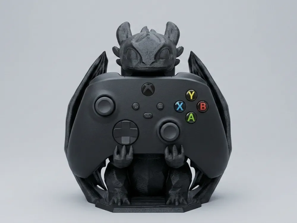 Tek renk siyah ejderha gamepad holder